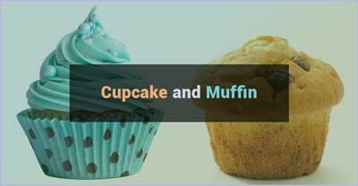Differences between a Muffin and Cupcake