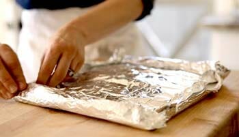 Pancakes Aluminum Foil wrapping