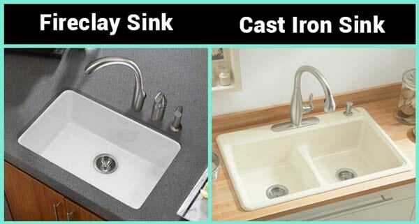 Cast Iron vs Fireclay Sink