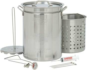Bayou Classic 1118 32-Quart Stainless Steel Fryer 