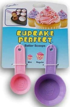 Cupcake Perfect Mini & Regular Sized Batter Scoops