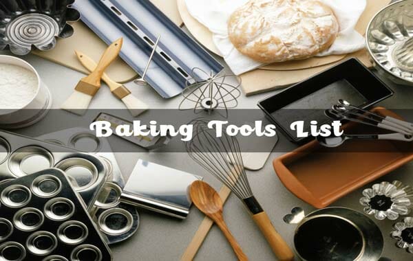 Baking Tools List