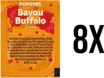 Bayou Buffalo Sauce Packets