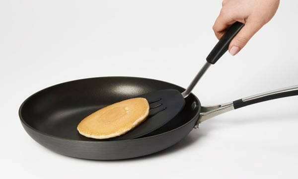 Dailychef Large Silicone Standard Turner Black Wide Spatula Pancake Flipper 