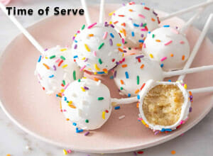 Bring Out Cake Pops 1-2 Hour Before Serving