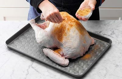 Preparing The Turkey For Smoking
