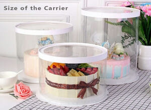 Size of the cake Carrier