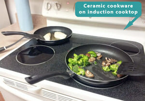 ceramic cookware on induction cooktop