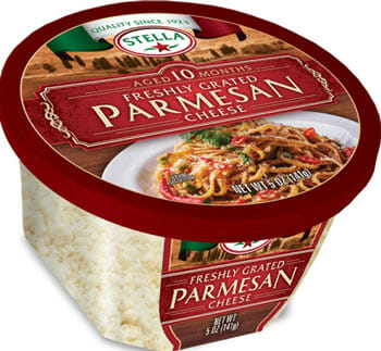 tella Freshly Grated Parmesan Cheese